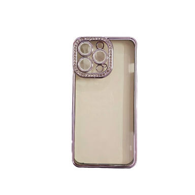 قاب گوشی موبایل مدل دور نگین شفاف کد M157 مناسب اپل iPhone 13 Pro