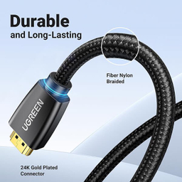کابل تبدیل HDMI 2.0 یوگرین مدل HD118 کد 40410 طول 2 متر