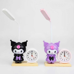 چراغ مطالعه و ساعت رومیزی مدل کرومی کد 03