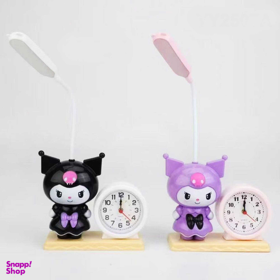 چراغ مطالعه و ساعت رومیزی مدل کرومی کد 03