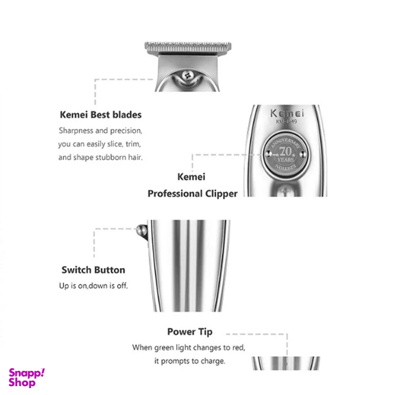 ماشین اصلاح موی صورت کیمی مدل KM-1949