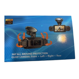 دوربین ثبت وقایع خودرو مدل چهار لنزه 360 درجه کد CFLY-D01