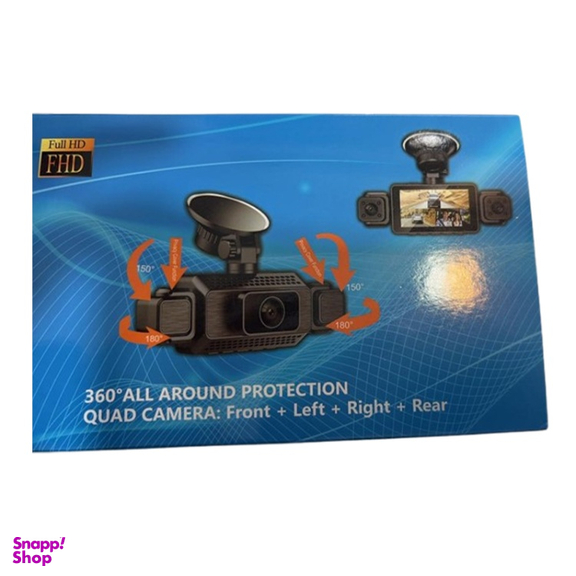 دوربین ثبت وقایع خودرو مدل چهار لنزه 360 درجه کد CFLY-D01