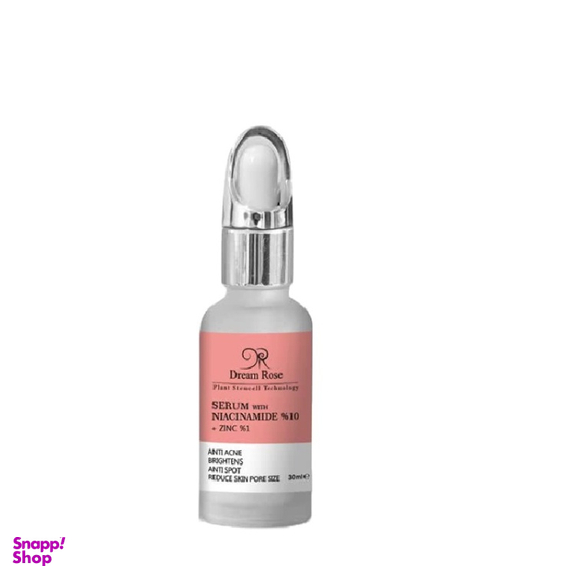 سرم دریم رز مدل Niacinamide و zinc PCA حجم 30 میلی لیتر