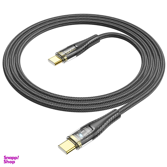 کابل شارژ 60 وات Type-C هوکو مدل U121 طول 1.2 متر