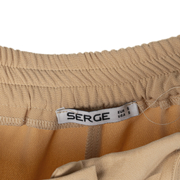 شلوار زنانه سرژه مدل 208407 رنگ کرم