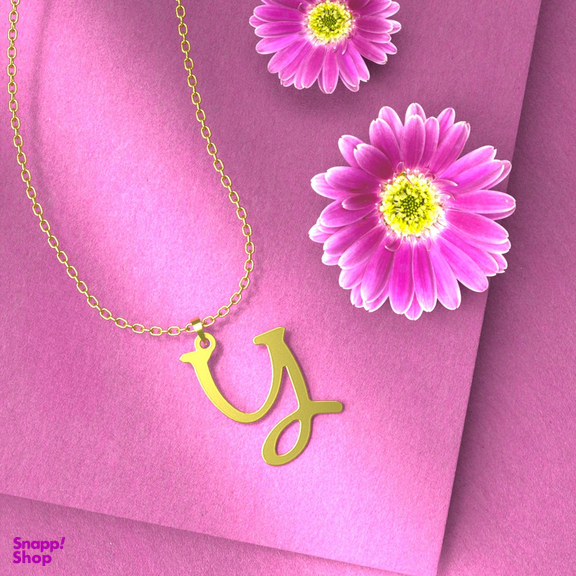 گردنبند طلا 18 عیار زنانه مدوپد مدل حرف Y کد H3-1-1389