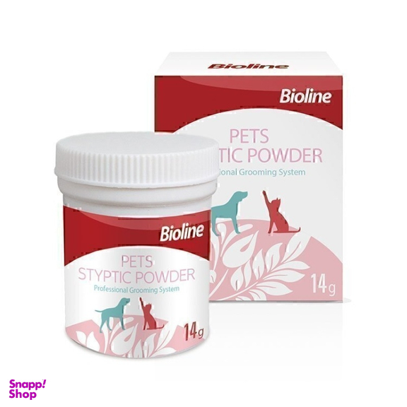 پودر جلوگیری از خونریزی حیوانات خانگی بایولاین مدل Bioline Pets Styptic Powder وزن 14 گرم