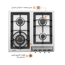 گاز صفحه ای استیل البرز مدل S-4655