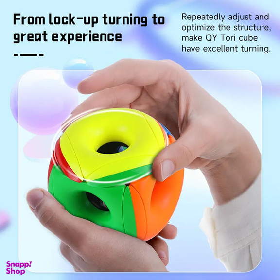 مکعب روبیک چی ای مدل دونات کای وای 3×3 QY Hollow Tori
