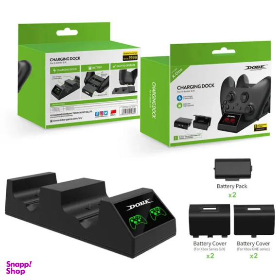 پایه شارژر دسته کنسول بازی Xbox دابی مدل TYX-1817X مناسب برای S/X و X-ONE