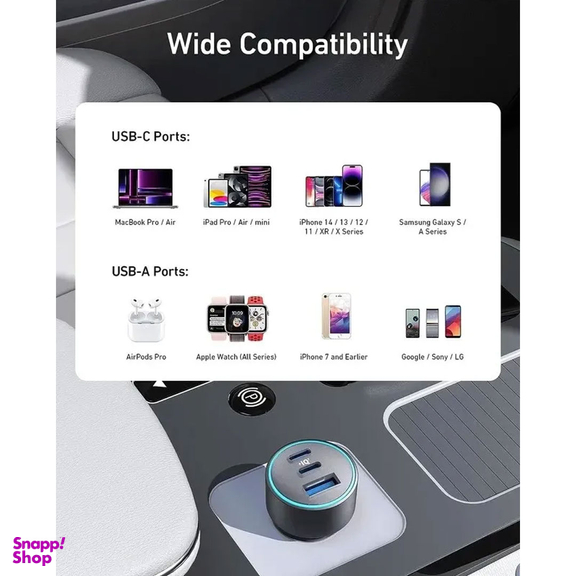 شارژر فندکی 67 وات انکر مدل A2731