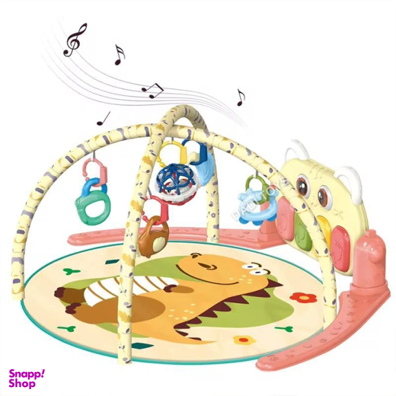 تشک بازی موزیکال پیانو دار طرح دایناسور