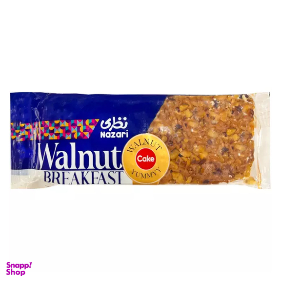 کیک گردویی نظری وزن 107 گرم