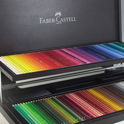 مداد رنگی فابر کاستل مدل پلی کروم 120 رنگ جعبه چوبی