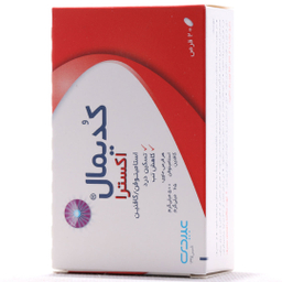 قرص استامینوفن و کافئین دکتر عبیدی مدل کدیمال اکسترا 500 میلی گرم بسته 20 عددی