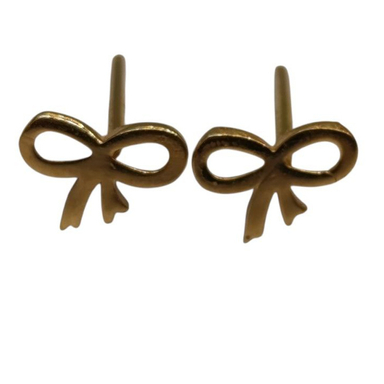 گوشواره طلا 18 عیار زنانه طرح پاپیون کد 11364