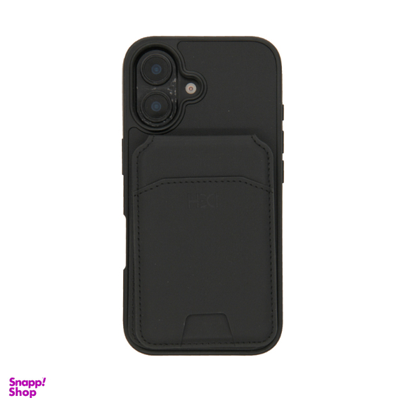 قاب گوشی موبایل اچ دی دی کدی مدل چرم مگسیف مناسب اپل iPhone 16 به همراه جاکارتی