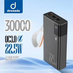 پاوربانک دکودو کد DP-002 ظرفیت 22500 میلی‌ آمپر ساعت
