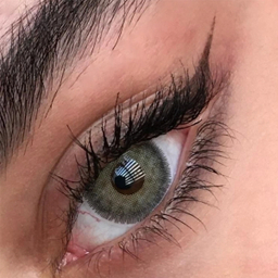 لنز رنگی هرا مدل IIC33 شماره 128 رنگ سبز خاکستری طبیعی