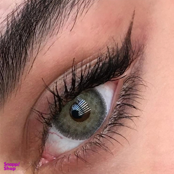 لنز رنگی هرا مدل IIC33 شماره 128 رنگ سبز خاکستری طبیعی