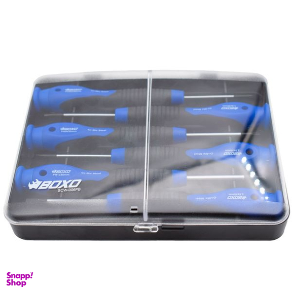 پیچ گوشتی ساعتی بوکسو مدل SCW-006PB بسته 6 عددی