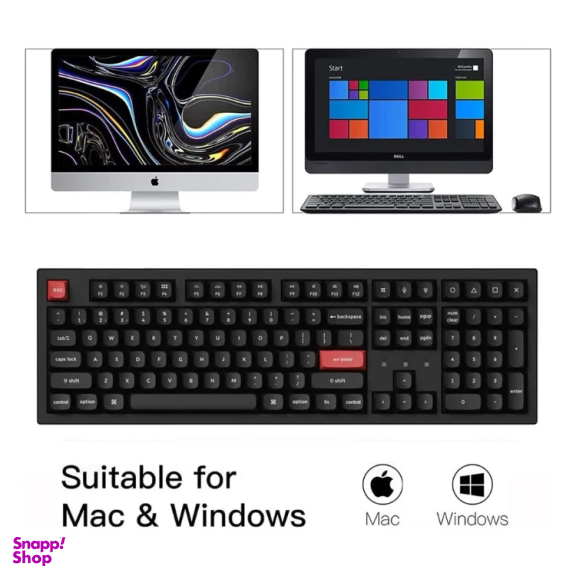 کیبورد بی سیم مخصوص بازی کیکرون مدل K10 Pro Aluminum Banana Switch