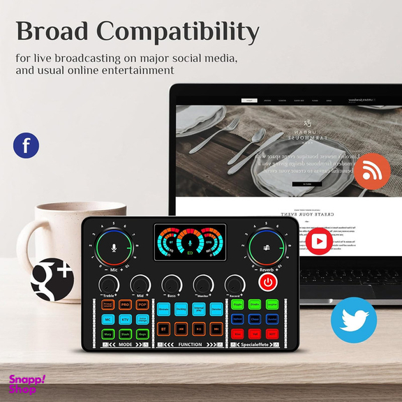 کارت صدا استودیو مدل V98-RGB