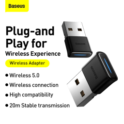 دانگل بلوتوث USB باسئوس مدل BA04 Black ZJBA000001