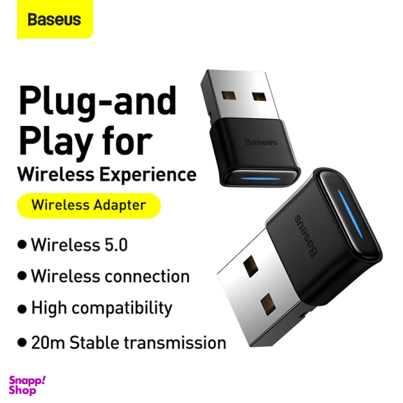 دانگل بلوتوث USB باسئوس مدل BA04 Black ZJBA000001