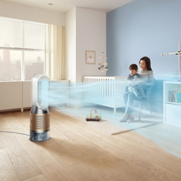 دستگاه تصفیه کننده هوا و رطوبت ساز دایسون مدل Purifier Humidify+Cool PH2 de-NOx PH05 رنگ طلایی