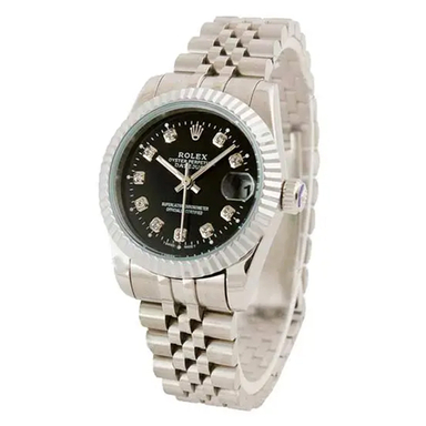 ساعت عقربه ای زنانه طرح رولکس مدل Rolex-4533-M-L رنگ نقره ای
