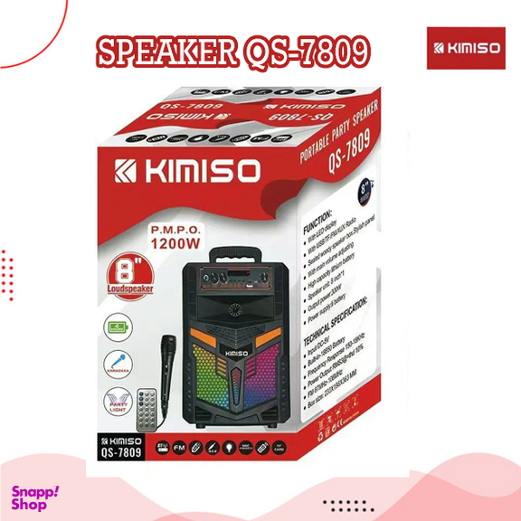 اسپیکر بلوتوثی قابل حمل کیمیسو مدل QS-7809