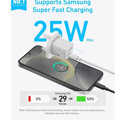 شارژر دیواری 25 وات انکر مدل PPS A2656K
