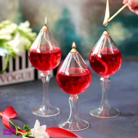 شمع مدل اشکی مجموعه 3 عددی