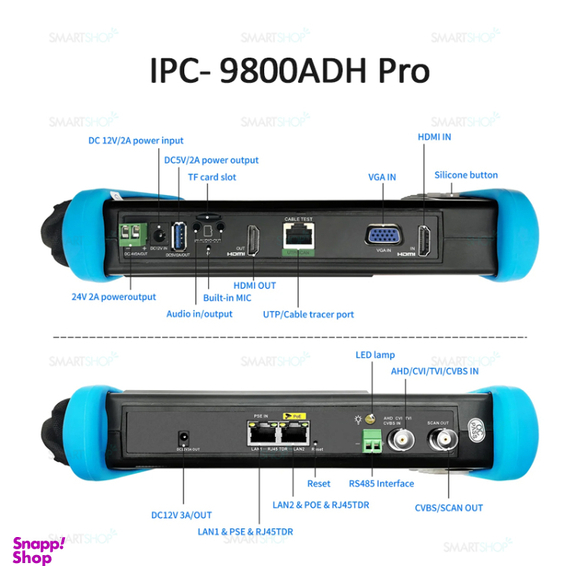 تستر دوربین مداربسته 7 اینچ مدل IPC-9800ADH PRO