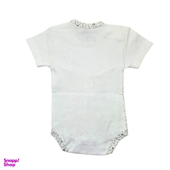 بادی آستین کوتاه نوزاد بیبی وان طرح پروانه