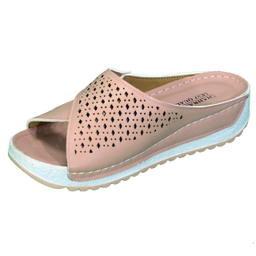 صندل زنانه شهرام طب کد 1027 رنگ صورتی