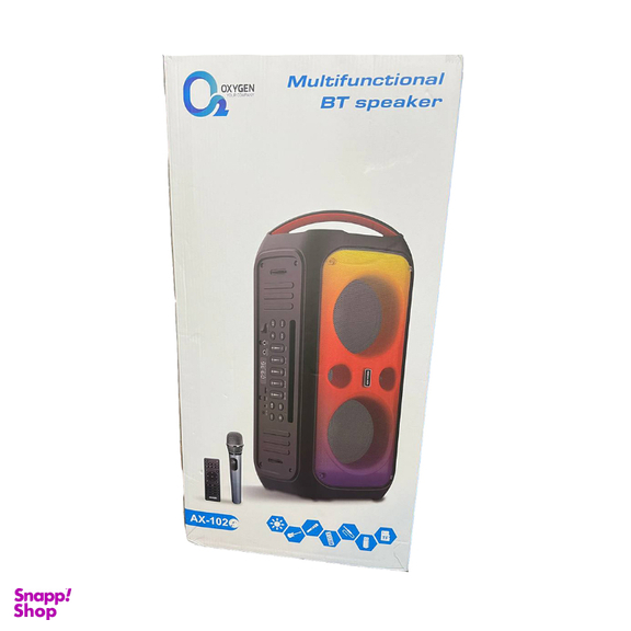 اسپیکر بلوتوثی قابل حمل اکسیژن مدل AX102