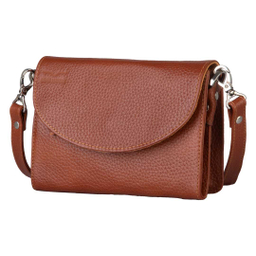 کیف دوشی چرم طبیعی زنانه آروین چرم کد AR-116
