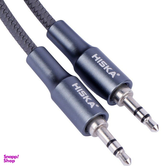 کابل صوتی AUX Jack 3.5mm هیسکا کد W35 طول 1.2 متر