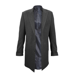 پالتو کشمیر مردانه کد 4109 رنگ زغالی