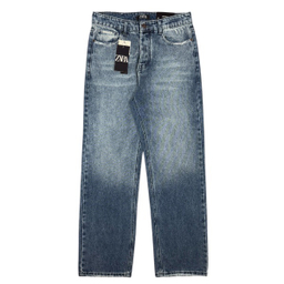 شلوار بگ مردانه طرح ZARA کد 3090 رنگ آبی