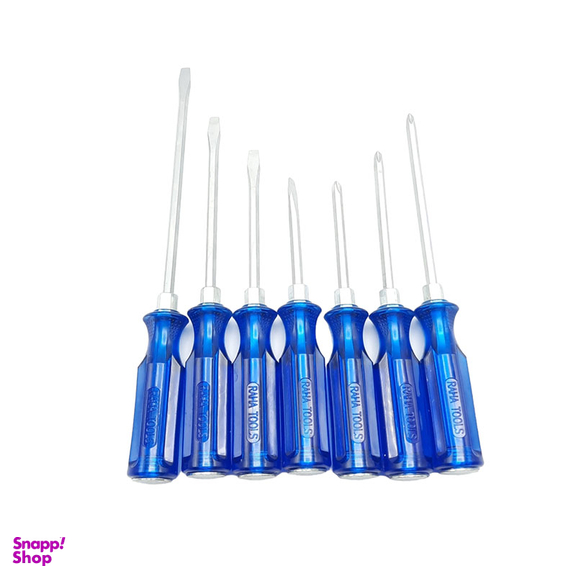 پیچ گوشتی دو سو چهاسو ضربه خور رها تولز مدل  CR-V بسته 7 عددی