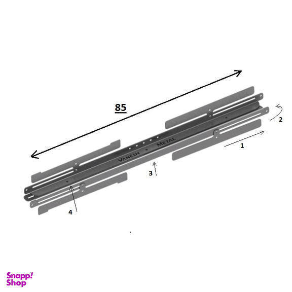 منقل پازلی ونش مدل فولادی کد N14