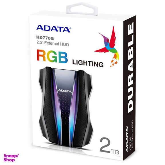 هارد اکسترنال ای دیتا مدل HD770G ظرفیت 2 ترابایت رنگ مشکی