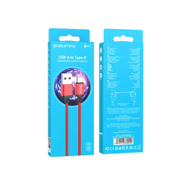 کابل تبدیل USB به USB-C بروفون مدل BX87 طول یک متر