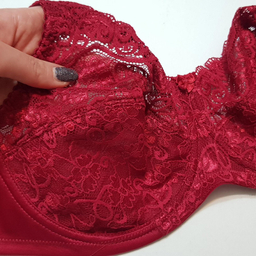 سوتین زنانه شاندرمن مدل فنردار کد 5080-2444-610 رنگ زرشکی