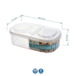 ظرف نگهدارنده کاجین مدل دو قلو Container Box1