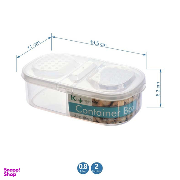 ظرف نگهدارنده کاجین مدل دو قلو Container Box1
